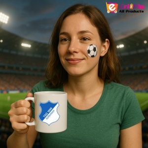 Cana TSG Hoffenheim Germania , cu logoul stema echipei, Cadoul Perfect - Img 17