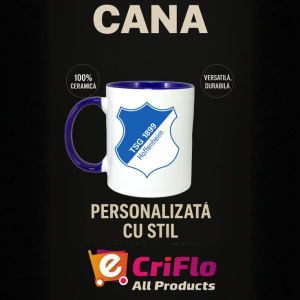 Cana TSG Hoffenheim Germania , cu logoul stema echipei, Cadoul Perfect - Img 25