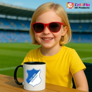 Cana TSG Hoffenheim Germania , cu logoul stema echipei, Cadoul Perfect - Img 38
