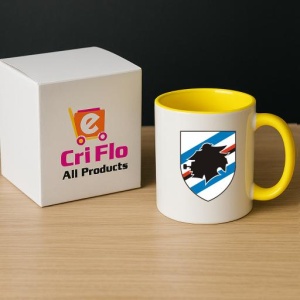 Cana UC Sampdoria Italia , cu logoul stema echipei, Cadoul Perfect - Img 29