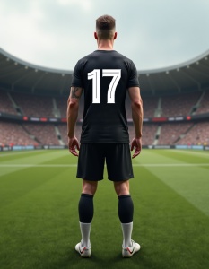 Echipament fotbal pentru bărbați, personalizat cu numărul 17 - Domină meciul cu stil! | Echipament fotbal personalizat, confort și performanță