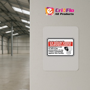 Indicator 24 hour video signs, Sticker autocolant - Img 3