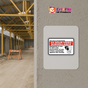 Indicator 24 hour video signs, Sticker autocolant - Img 5