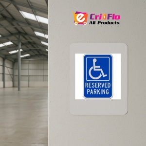 Indicator Accessible Reserved Parking, Sticker autocolant - Img 3