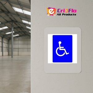 Indicator Accessible Toilet Sign Symbol Only, Sticker autocolant - Img 3