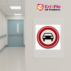 Indicator Accesul interzis autovehiculelor cu exceptia motocicletelor fara atas, Sticker autocolant - Img 5