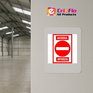 Indicator Accesul interzis v1, Sticker autocolant - Img 3