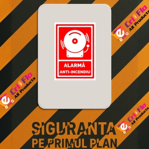 Indicator Alarma ant-iincendiu, Sticker autocolant - Img 3