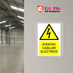 Indicator Atentie cabluri electrice indicator de avertizare, Sticker autocolant - Img 4