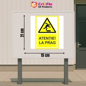 Indicator Atentie la prag, Sticker autocolant - Img 2