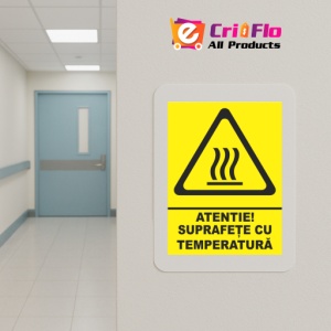 Indicator Atentie suprafete cu temperatura, Sticker autocolant - Img 5