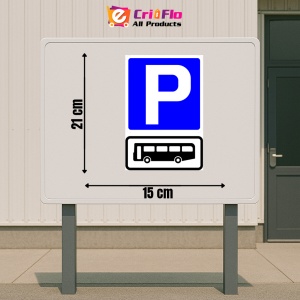 Indicator Bus parking sign, Sticker autocolant - Img 2