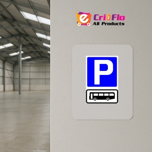 Indicator Bus parking sign, Sticker autocolant - Img 4