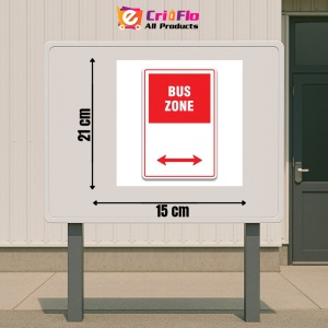 Indicator BUS ZONE SIGN, Sticker autocolant - Img 2