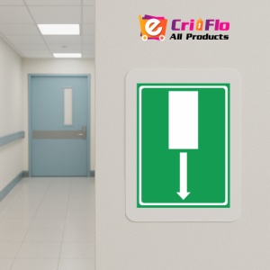 Indicator Cale iesire de salvare inainte, Sticker autocolant - Img 5