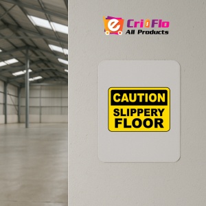 Indicator Caution Slippery Floor Sign, Sticker autocolant - Img 4