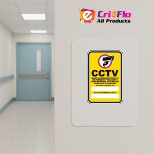 Indicator CCTV Images Are Being Monitored Sign, Sticker autocolant - Img 4