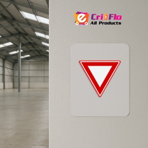 Indicator Cedeaza trecerea, Sticker autocolant - Img 4