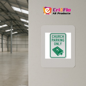Indicator Church Parking Only, Sticker autocolant - Img 4