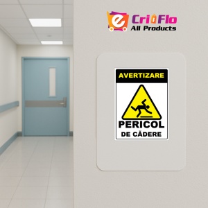 Indicator De avertizare pericol de cadere, Sticker autocolant - Img 4