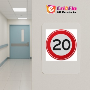 Indicator de circulatie 20 km, Sticker autocolant - Img 4