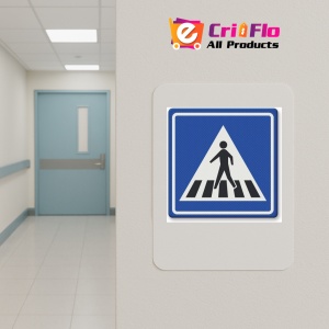 Indicator de circulatie pentru trecere cu zebra, Sticker autocolant - Img 4