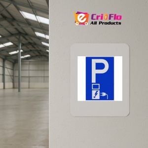 Indicator de parcare nuai pentru masini electrice), Sticker autocolant - Img 3