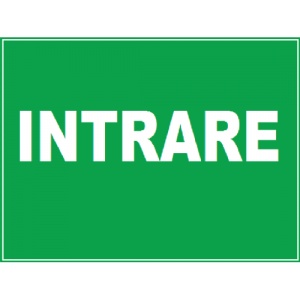 Indicator De siguranta pentru intrare, Sticker autocolant