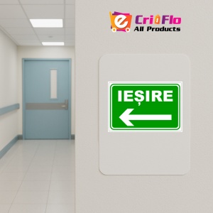 Indicator De urgenta iesire spre stanga, Sticker autocolant - Img 4