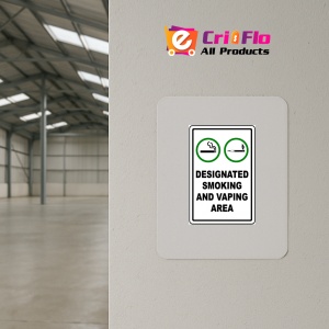 Indicator Designated smoking and vaping area signs, Sticker autocolant - Img 3