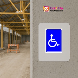 Indicator Disabled Parking Symbol sign, Sticker autocolant - Img 5