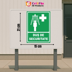 Indicator Dus de securitate, Sticker autocolant - Img 2