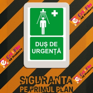 Indicator Dus de urgenta, Sticker autocolant - Img 3