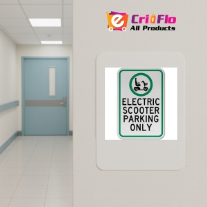Indicator Electric Scooter Parking Only Sign, Sticker autocolant - Img 4