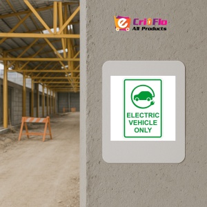 Indicator Electric Vehicle Parking Sign, Sticker autocolant - Img 5