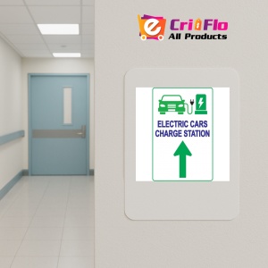 Indicator Electric Vehicle Station Sign, Sticker autocolant - Img 4