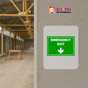 Indicator Emergency exit, Sticker autocolant - Img 5