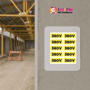 Indicator Etichete 380v, Sticker autocolant - Img 5