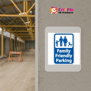 Indicator Family Friendly Parking Sign, Sticker autocolant - Img 5