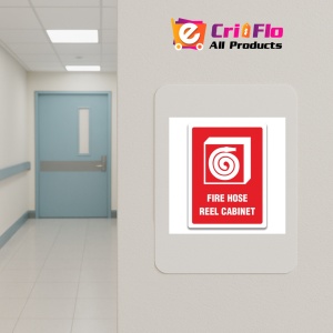 Indicator FIRE HOSE REEL CABINET SIGN, Sticker autocolant - Img 4