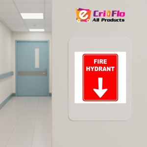 Indicator Fire Hydrant Fire Safety, Sticker autocolant - Img 4