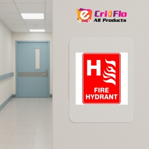 Indicator Fire hydrant sign, Sticker autocolant - Img 4