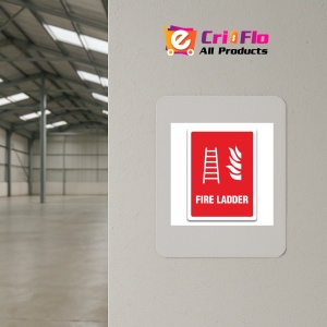Indicator FIRE LADDER SIGN, Sticker autocolant - Img 3