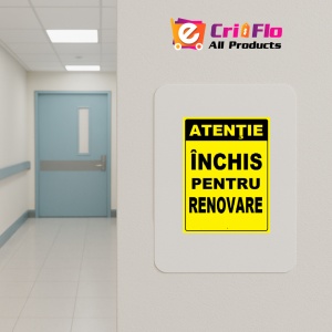 Indicator Inchis pentru renovare, Sticker autocolant - Img 4