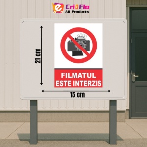 Indicator Indicator filmatul interzis, Sticker autocolant - Img 2