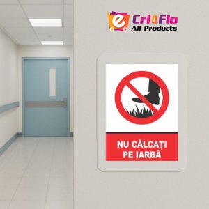 Indicator Indicator nu calcati pe iarba, Sticker autocolant - Img 5