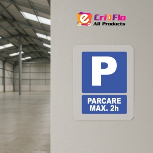Indicator Indicator parcare ax 2 ore, Sticker autocolant - Img 4