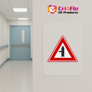 Indicator Intersectie prioritate drum lateral stanga, Sticker autocolant - Img 4