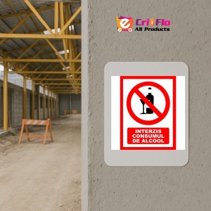Indicator Interzis consumul de alcool, Sticker autocolant - Img 5