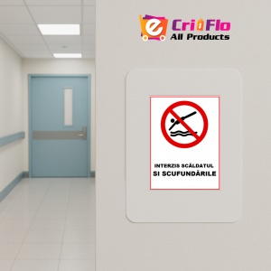 Indicator Interzis scaldatul si scufundarile, Sticker autocolant - Img 4